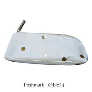 Kate Spade White & Gold Pencil Case